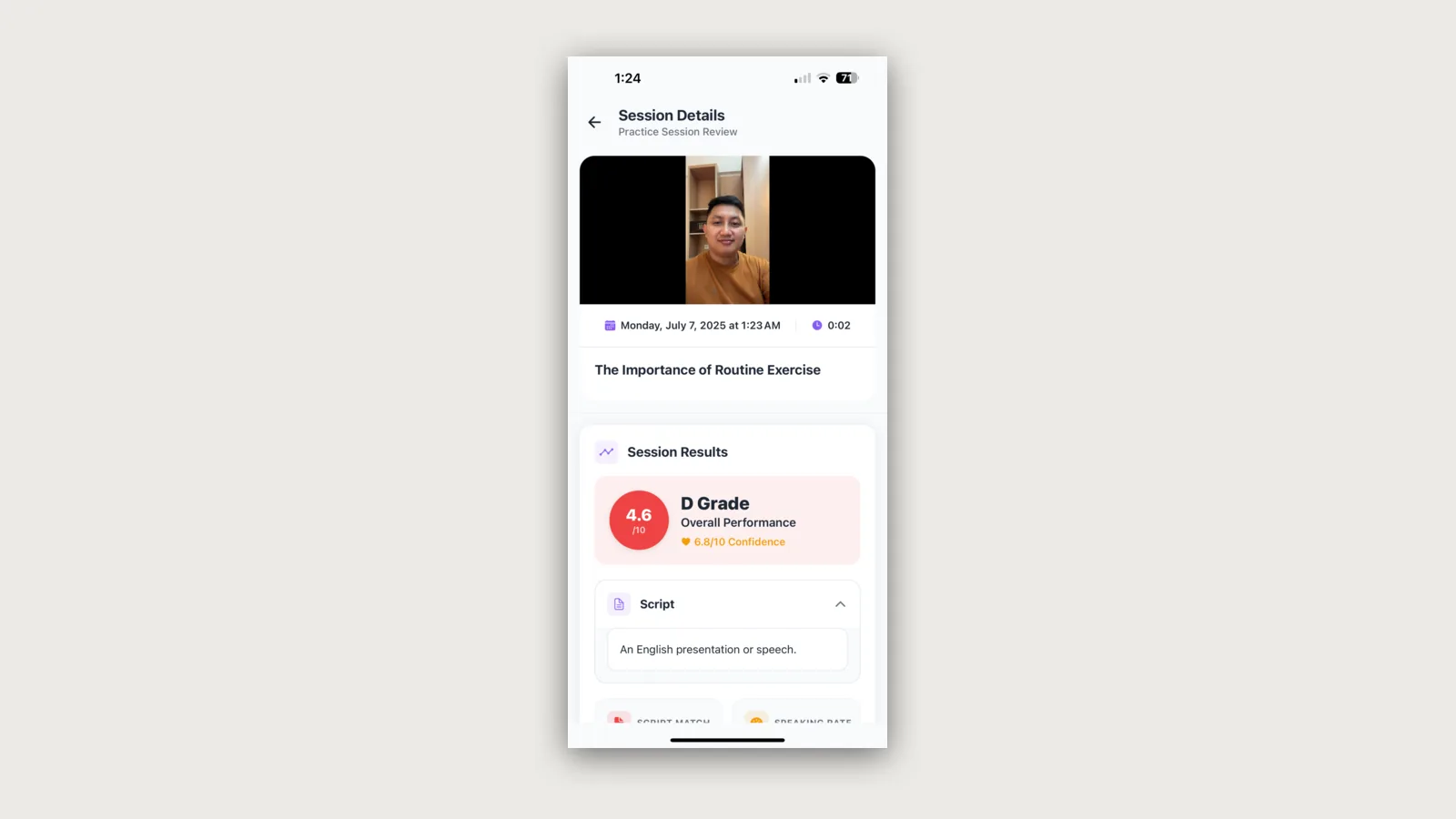 PresentSense interface